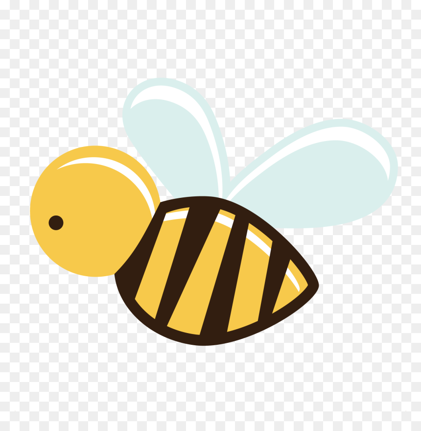 Bee Png Cartoon, Transparent Png - bee png