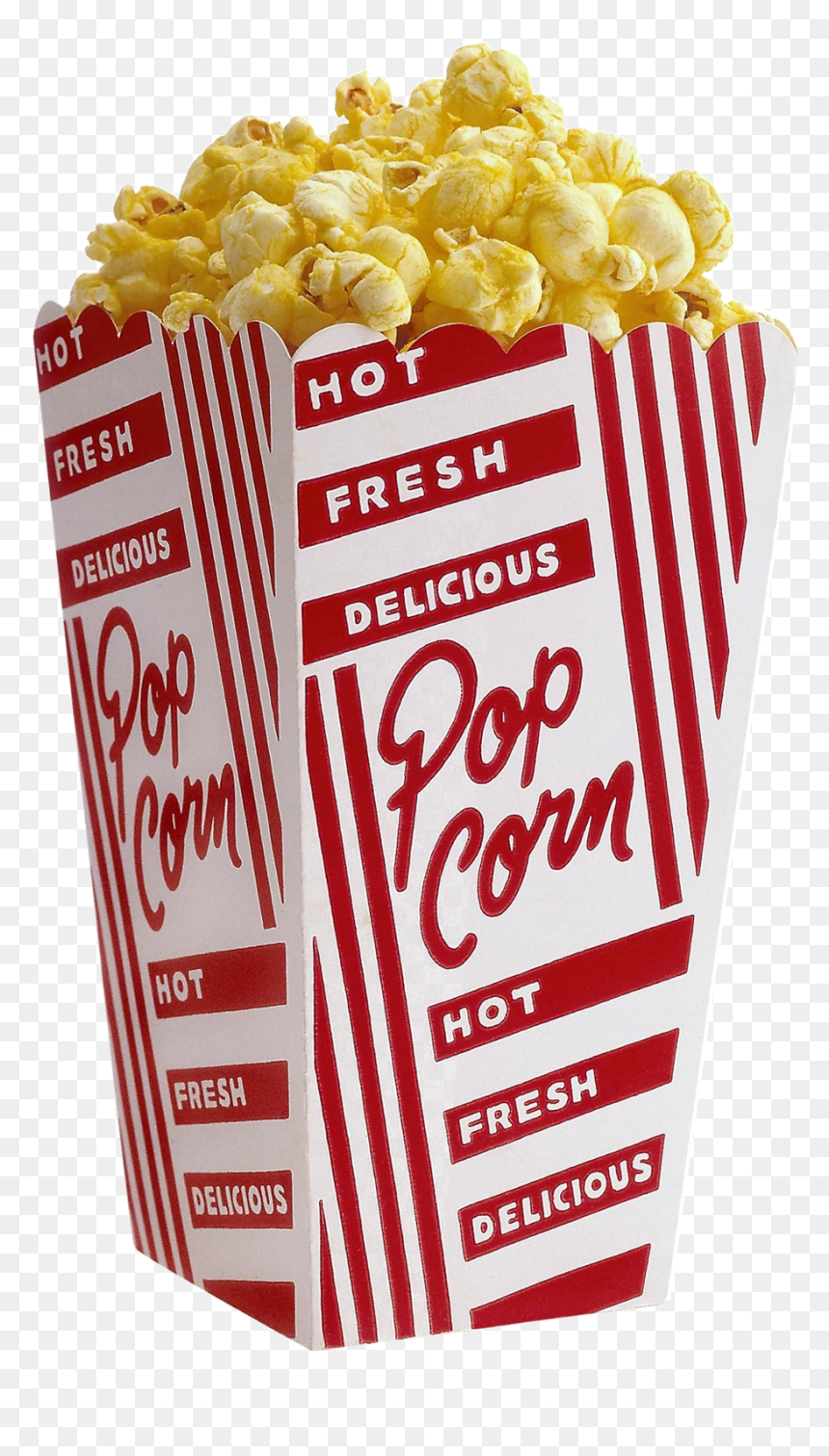 Hot Fresh Delicious Popcorn, HD Png Download - popcorn png