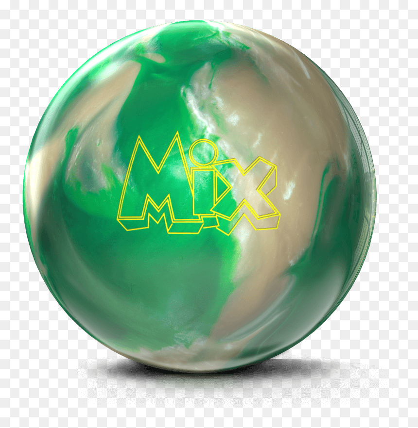 Storm Mix Green White, HD Png Download - bowling ball png