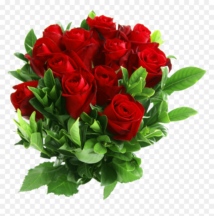 Flower Red Rose Png, Transparent Png - bouquet png