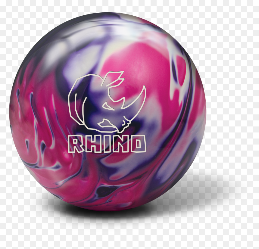 Rhino Bowling Ball Pink, HD Png Download - bowling ball png