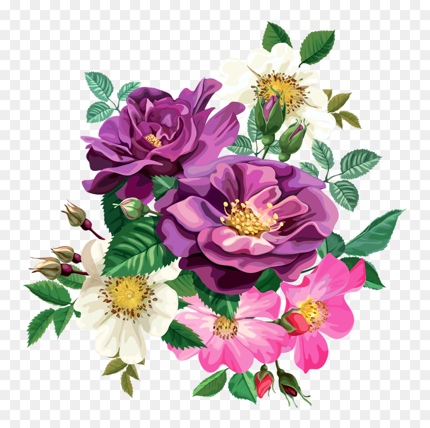 Background Images Flowers Free, HD Png Download - bouquet png