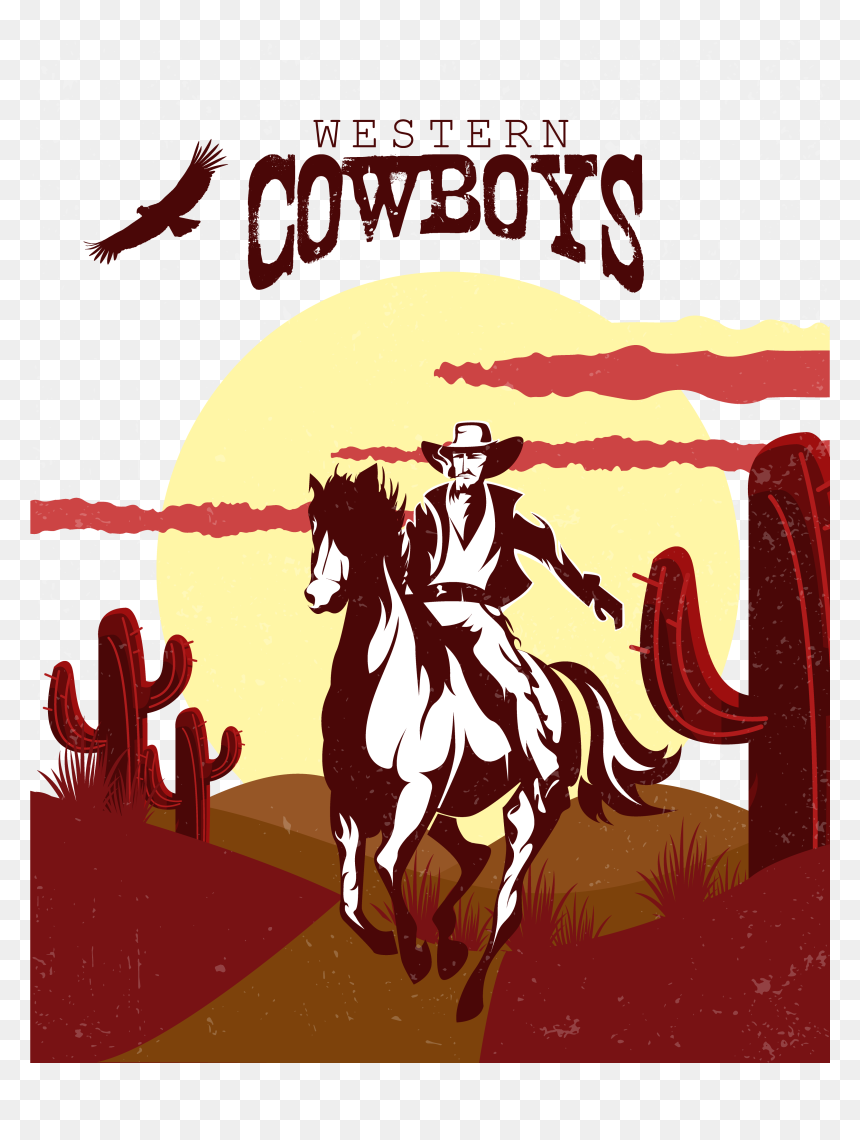 Cowboy, HD Png Download - desert png