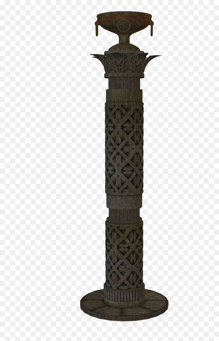 Ruins Pillar Png, Transparent Png - pillar png