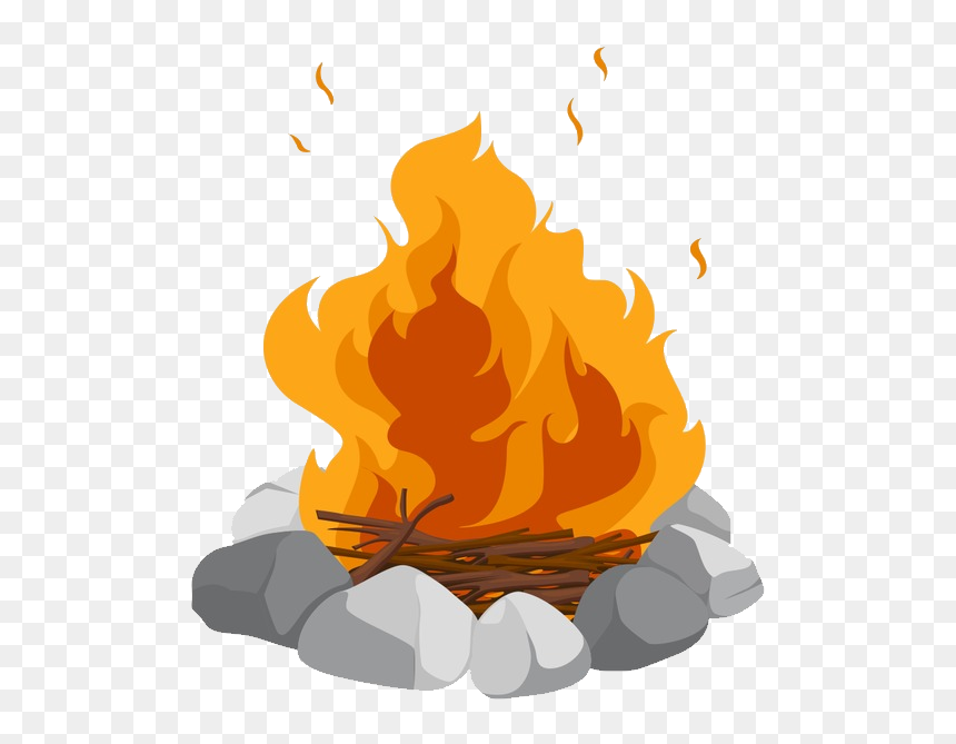 Transparent Background Campfire Clipart, HD Png Download - bonfire png