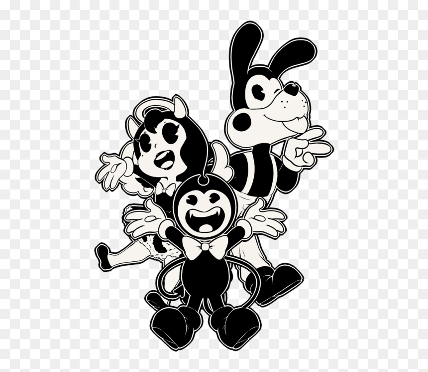 Bendy And The Ink Machine Chibi, HD Png Download - bendy png