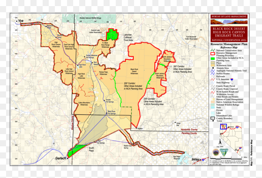 Black Rock Desert Map, HD Png Download - desert png