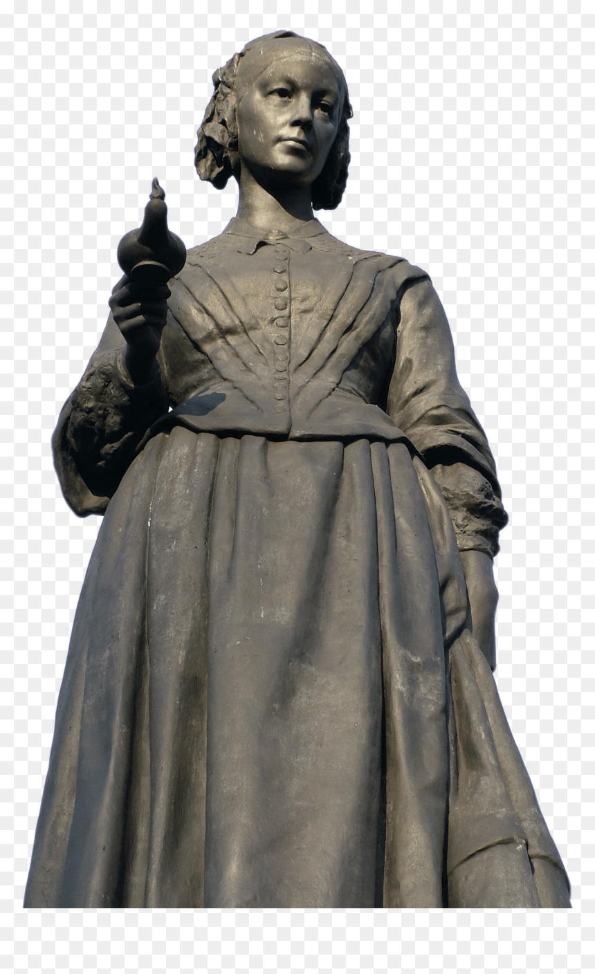 Florence Nightingale Statue London, HD Png Download - statue png