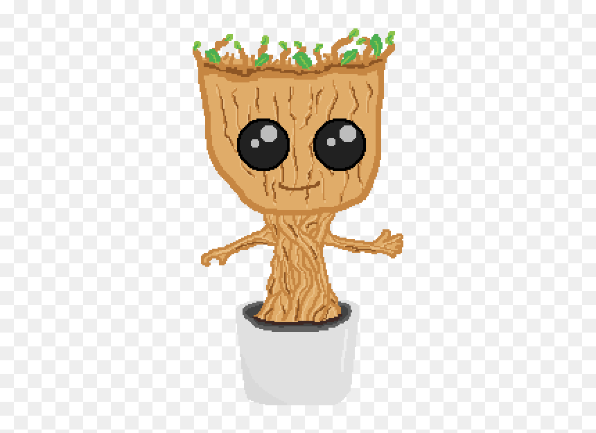 Cartoon, HD Png Download - baby groot png