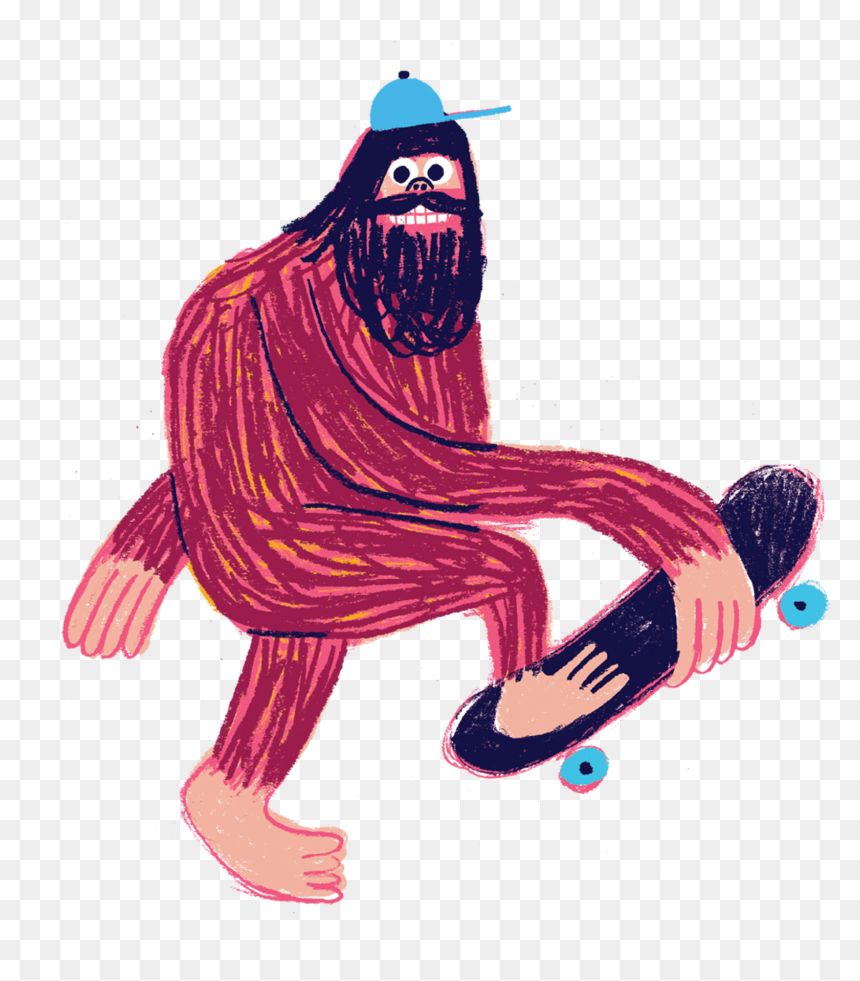 Bigfoot - Bigfoot - Bigfoot - Tattly, HD Png Download - bigfoot png