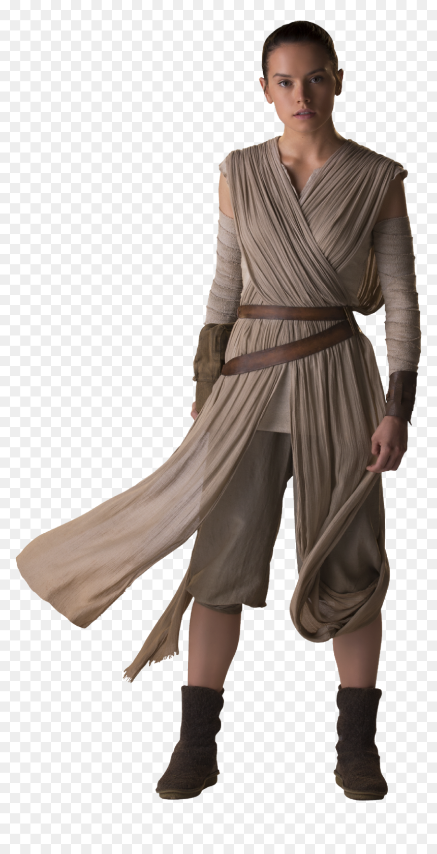 Rey The Force Awakens Outfit, HD Png Download - vhv