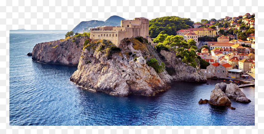 Dubrovnik, HD Png Download - cliff png
