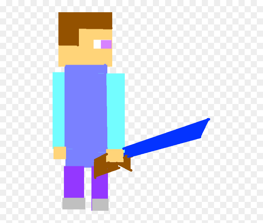 Illustration, HD Png Download - minecraft sword png
