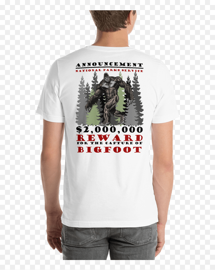 T Shirt Design Back, HD Png Download - bigfoot png