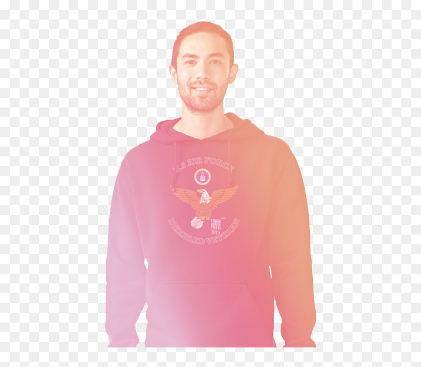 Hoodie, HD Png Download - pink guy png