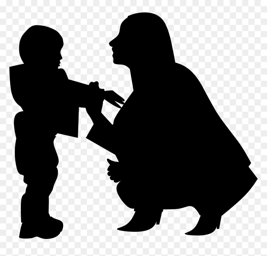 Mother And Son Dance Silhouette Png, Transparent Png - texas silhouette png