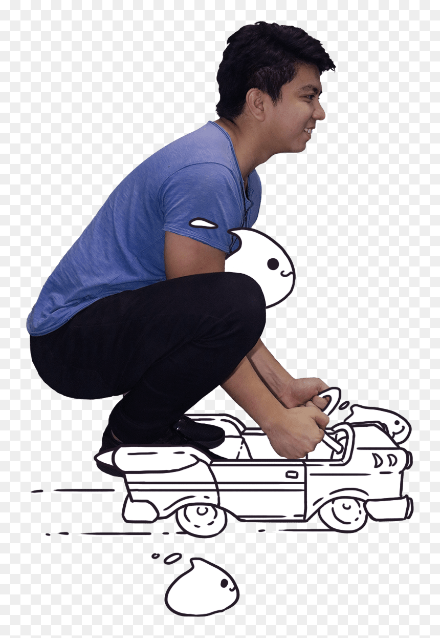 Sitting, HD Png Download - rey png