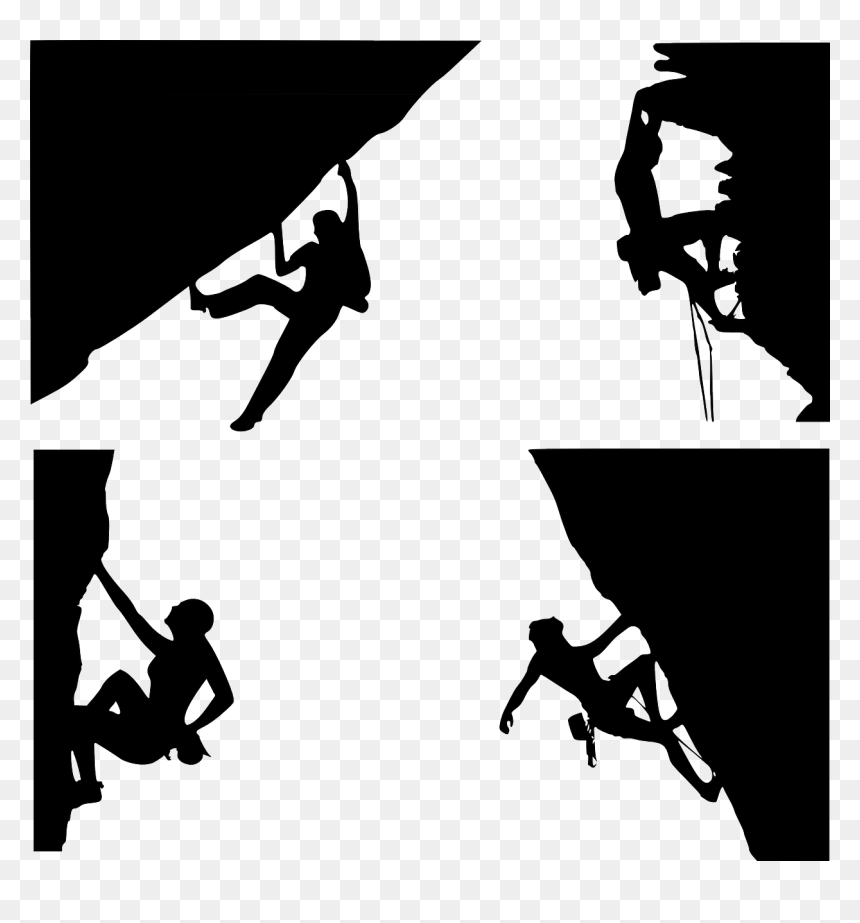 Clipart Rock Climber, HD Png Download - cliff png