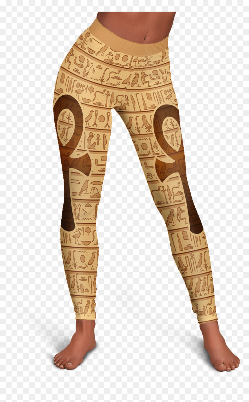 Leggings, HD Png Download - ankh png