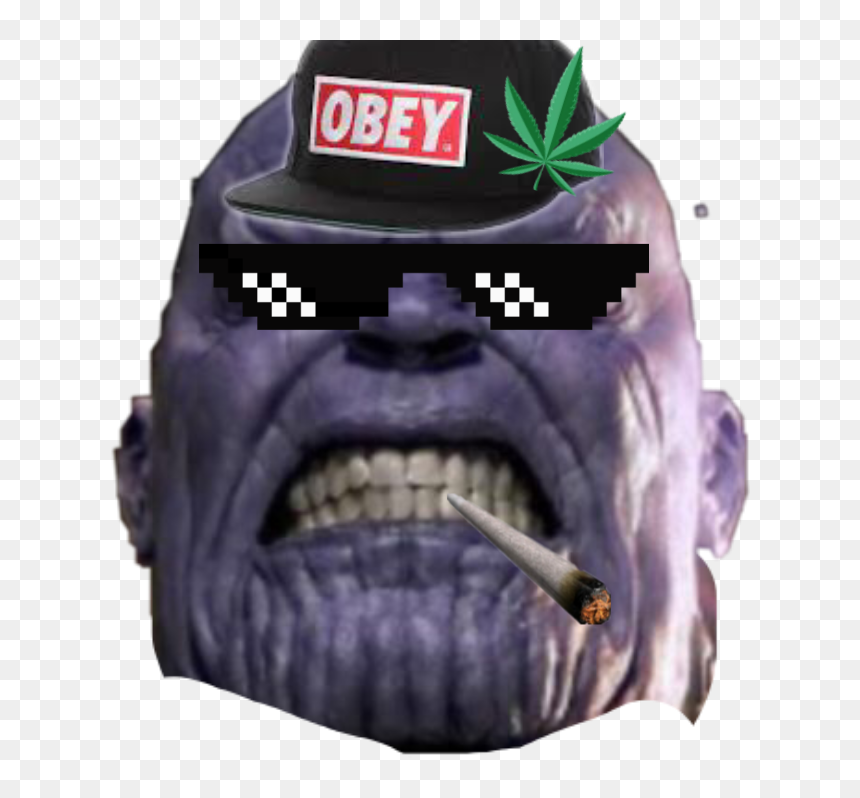 Sticker Thanos, HD Png Download - mlg hat png