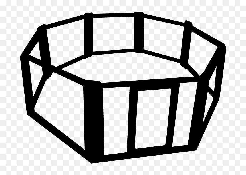 Octagon Cage Png, Transparent Png - octagon png