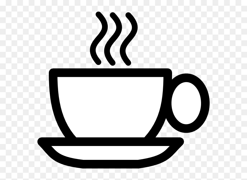 Cup Of Coffee Clipart Black And White, HD Png Download - red solo cup png