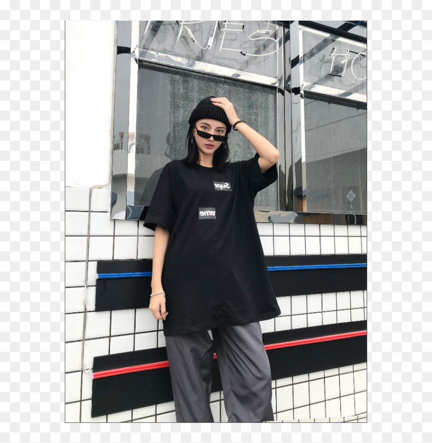 Standing, HD Png Download - supreme box logo png