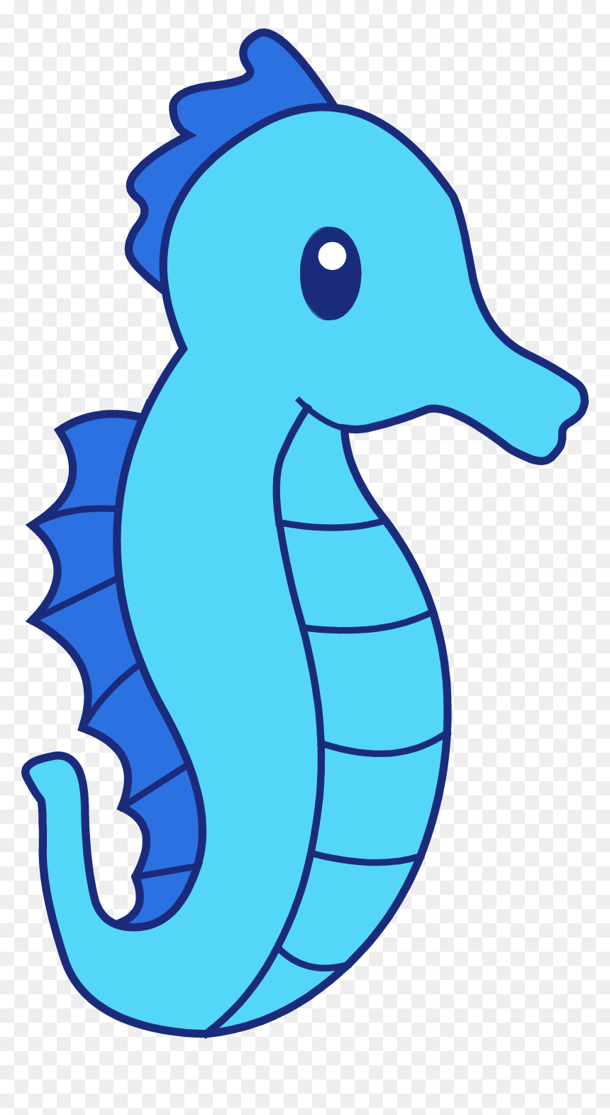 Seahorse Clipart, HD Png Download - school of fish png