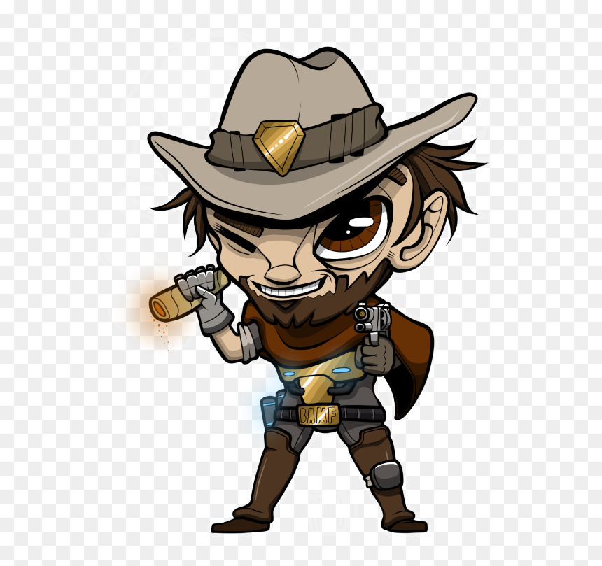 Cartoon, HD Png Download - mccree png
