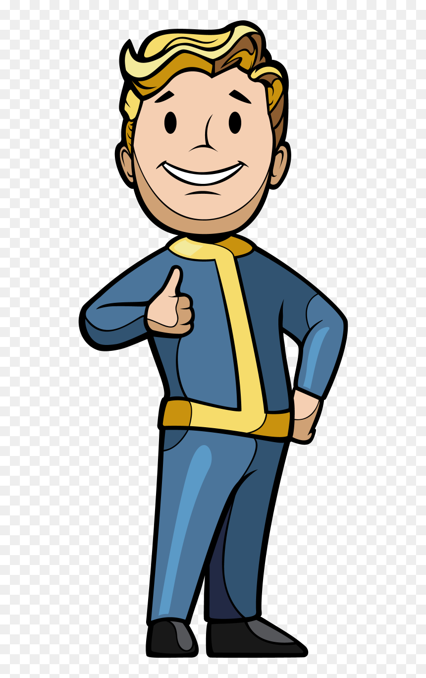 Cartoon, HD Png Download - vault boy png