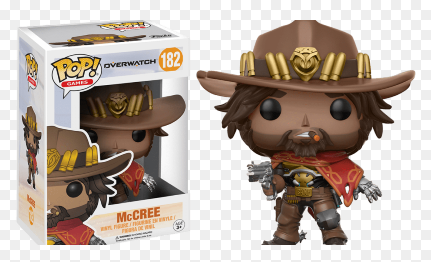 Overwatch Funko Pop Mccree, HD Png Download - mccree png
