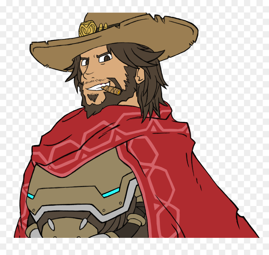 Cartoon, HD Png Download - mccree png