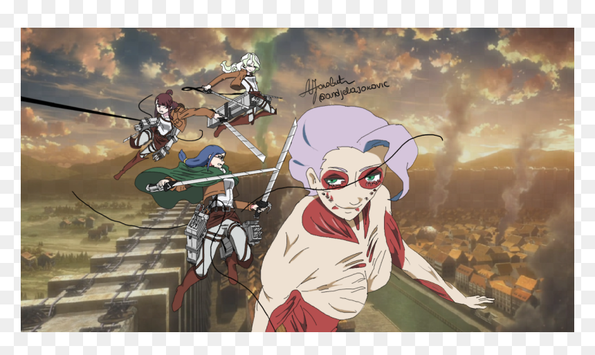 Cartoon, HD Png Download - attack on titan png