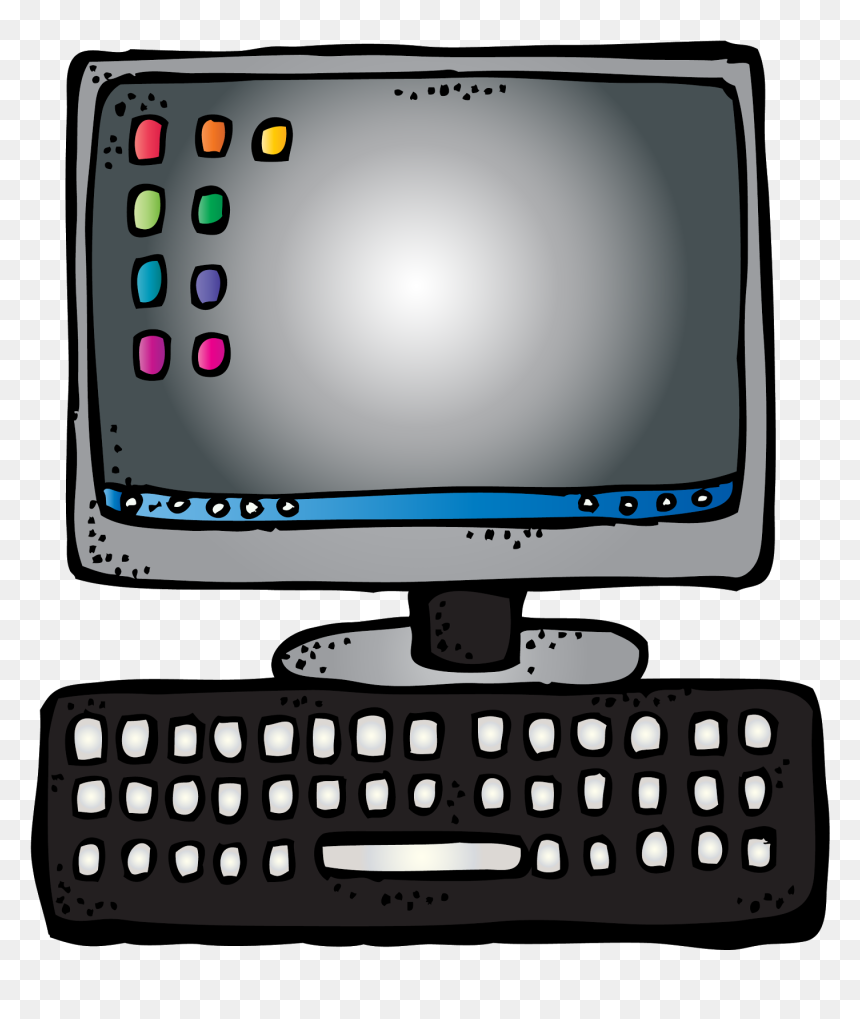 Computer Clipart Melonheadz, HD Png Download - computer clipart png