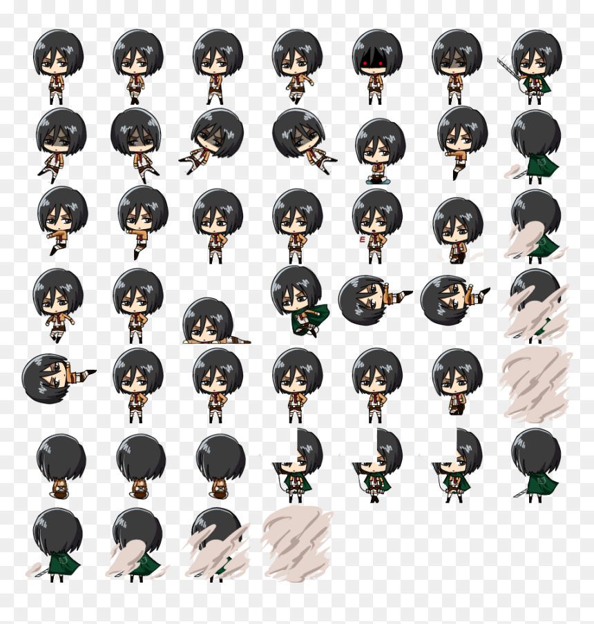 Shimeji Mikasa, HD Png Download - attack on titan png