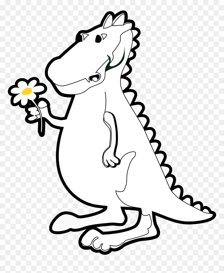 Easy Best Dragon Drawing, HD Png Download - trex png