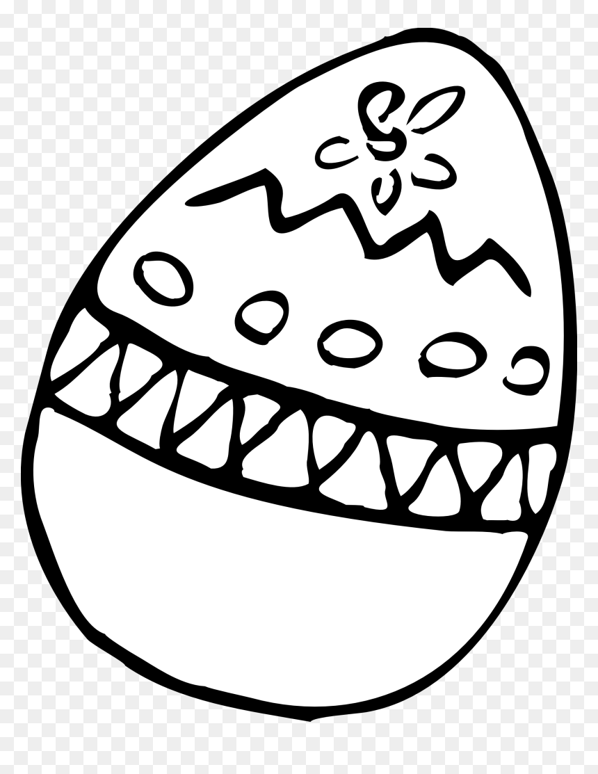 Easter Black And White, HD Png Download - computer clipart png