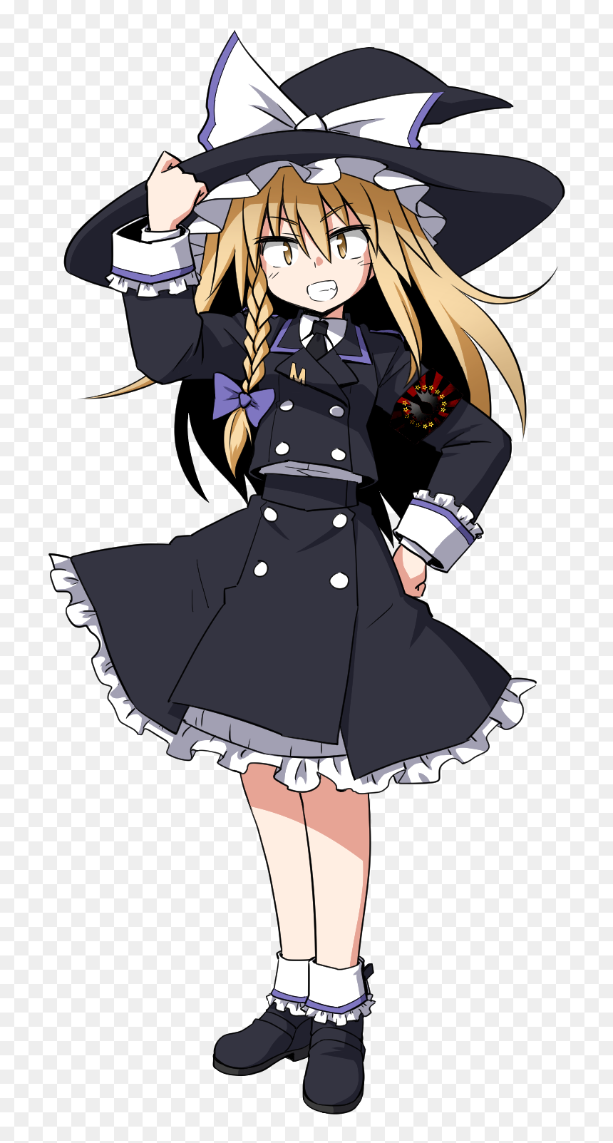 ۞g Man R - Anime Witch Marisa Kirisame, HD Png Download - marisa png
