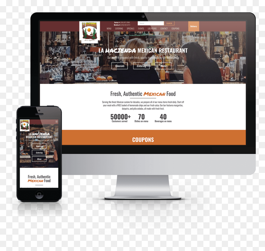 Wordpress Website, Photography & Social Media Support - Web Design, HD Png Download - hacienda png