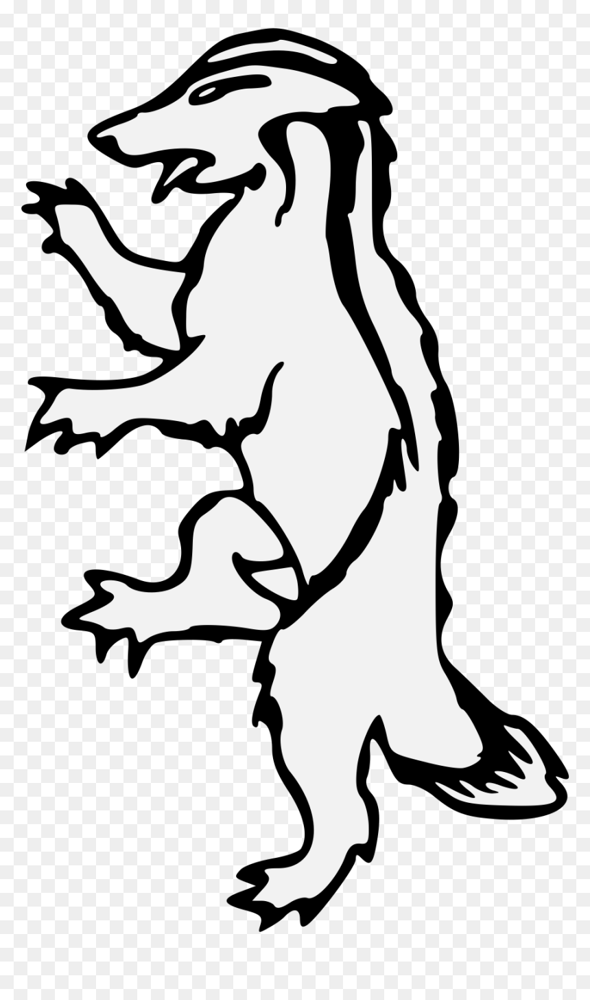 Badger As A Heraldic Charge, HD Png Download - heraldry png