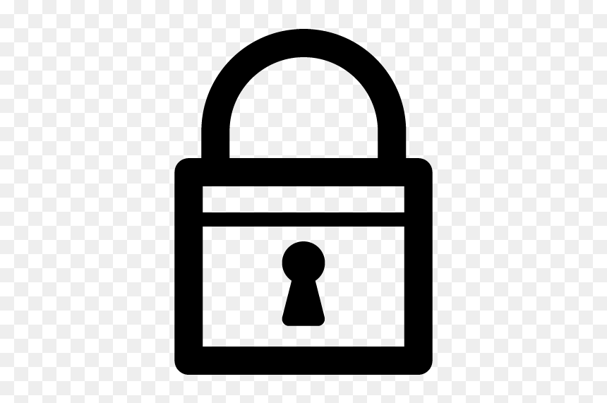 Shoulder Bag, HD Png Download - white lock icon png