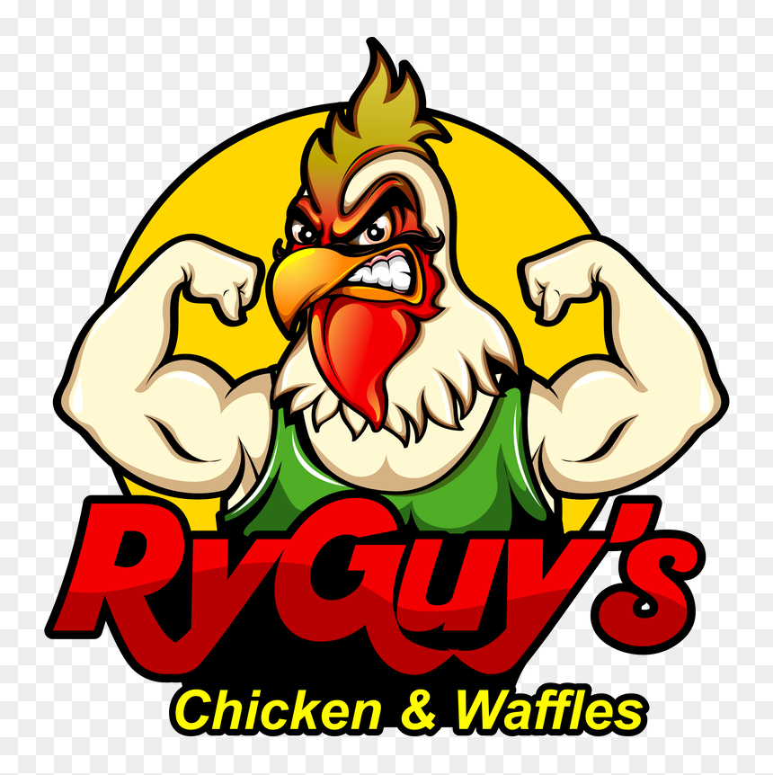 Cartoon, HD Png Download - chicken and waffles png