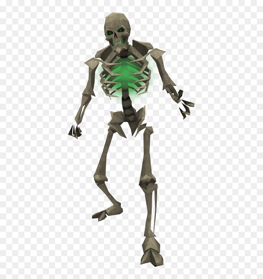 Lvl 22 Skeleton Runescape, HD Png Download - runescape gnome png