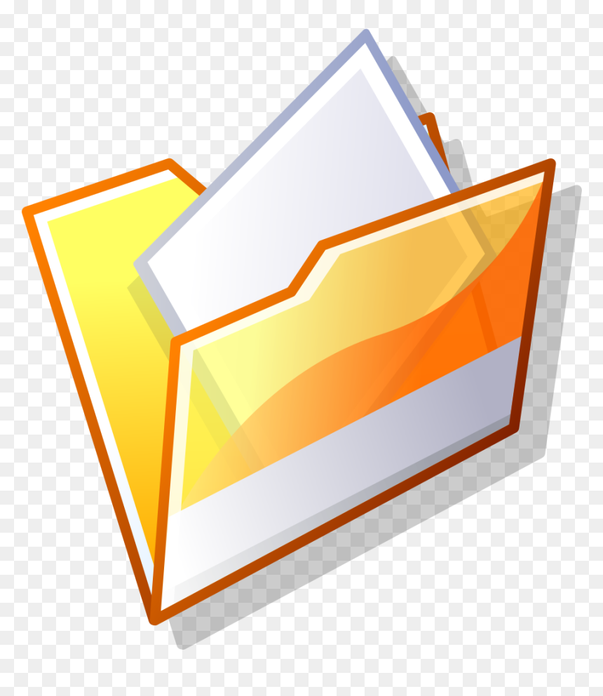 Clip Art, HD Png Download - open folder png