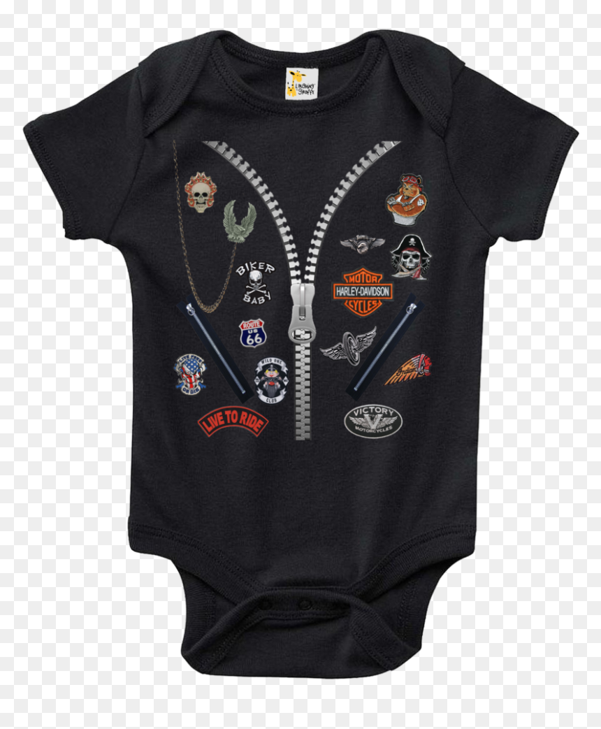 Cute Baby Daddy Onesie Sayings, HD Png Download - biker patches png