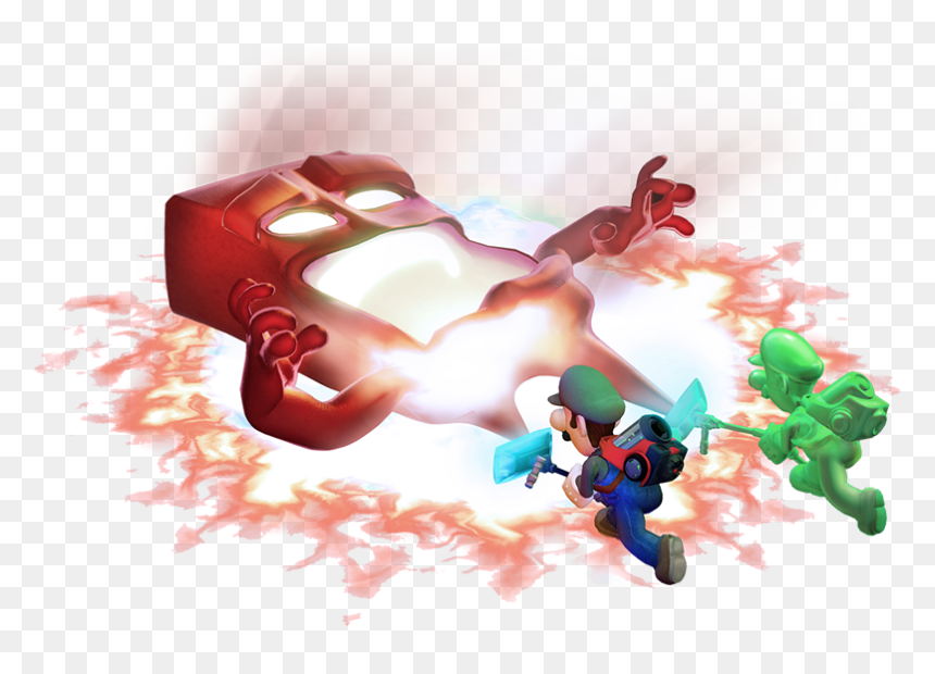 Nswitch Luigismansion3 Coop Teamwork Artworki - Luigi's Mansion 3 Scarescraper, HD Png Download - paper luigi png