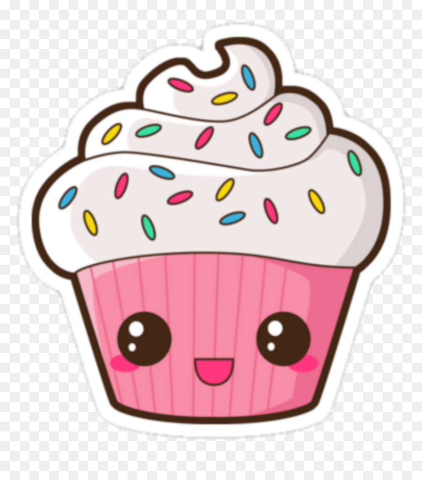 Cupcakes Kawaii, HD Png Download - dibujos kawaii png