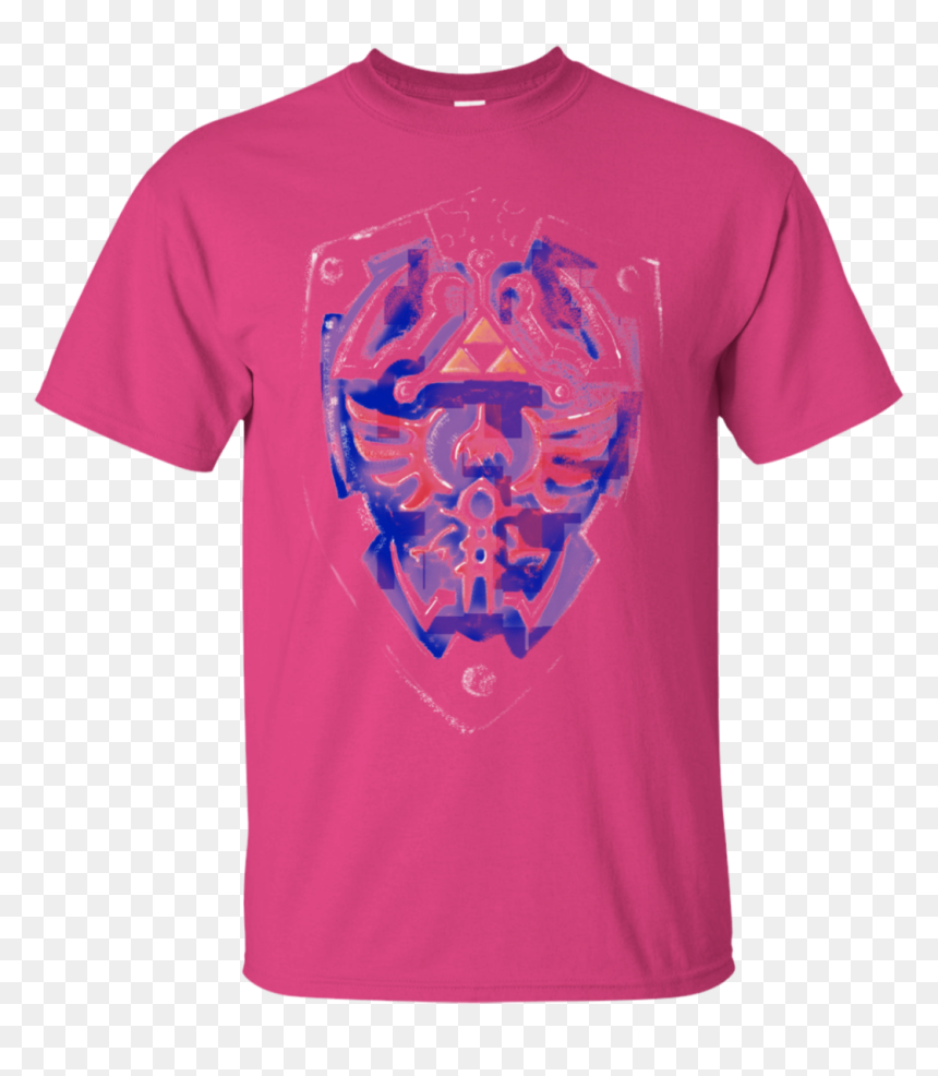 Hyrule Shield T-shirt - God Is Greater Than Cancer Tshirt, HD Png Download - hyrule crest png