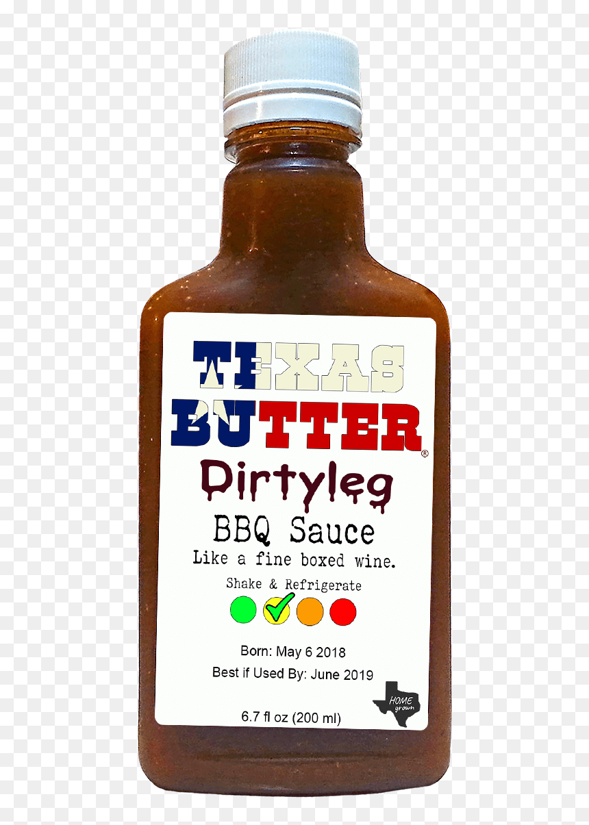 Texas Butter Bbq Sauce - Glass Bottle, HD Png Download - bbq sauce png
