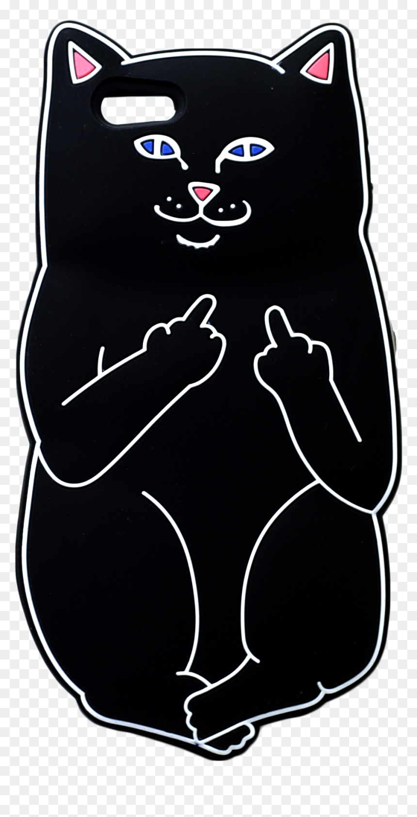 Cat Putting Middle Finger Up, HD Png Download - lord nermal png